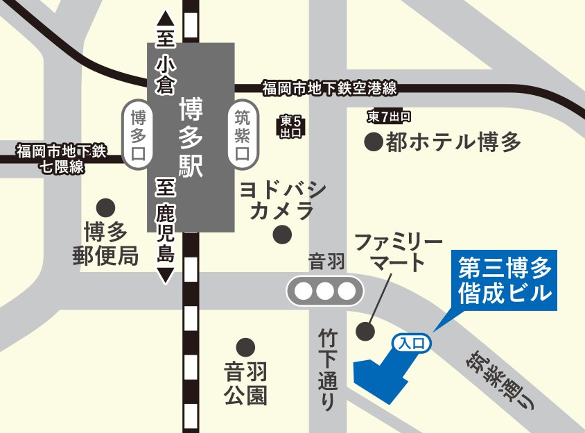 偕成ビル地図