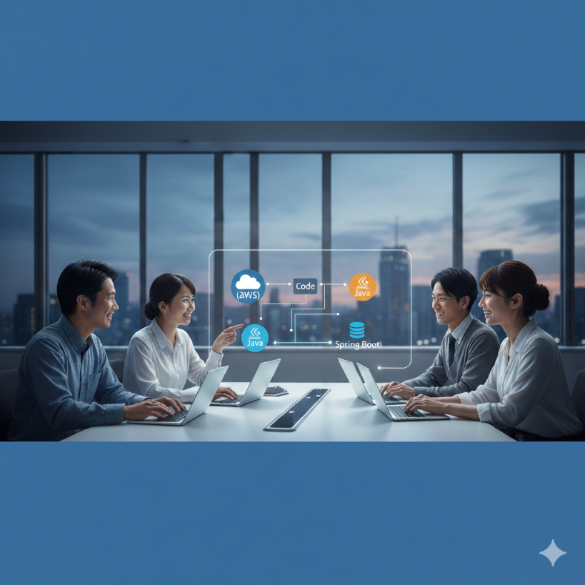 生成AIを活用して働くビジネスチーム